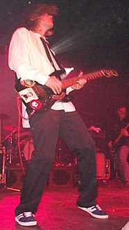 Moe and his stage shoes, 2/22/03